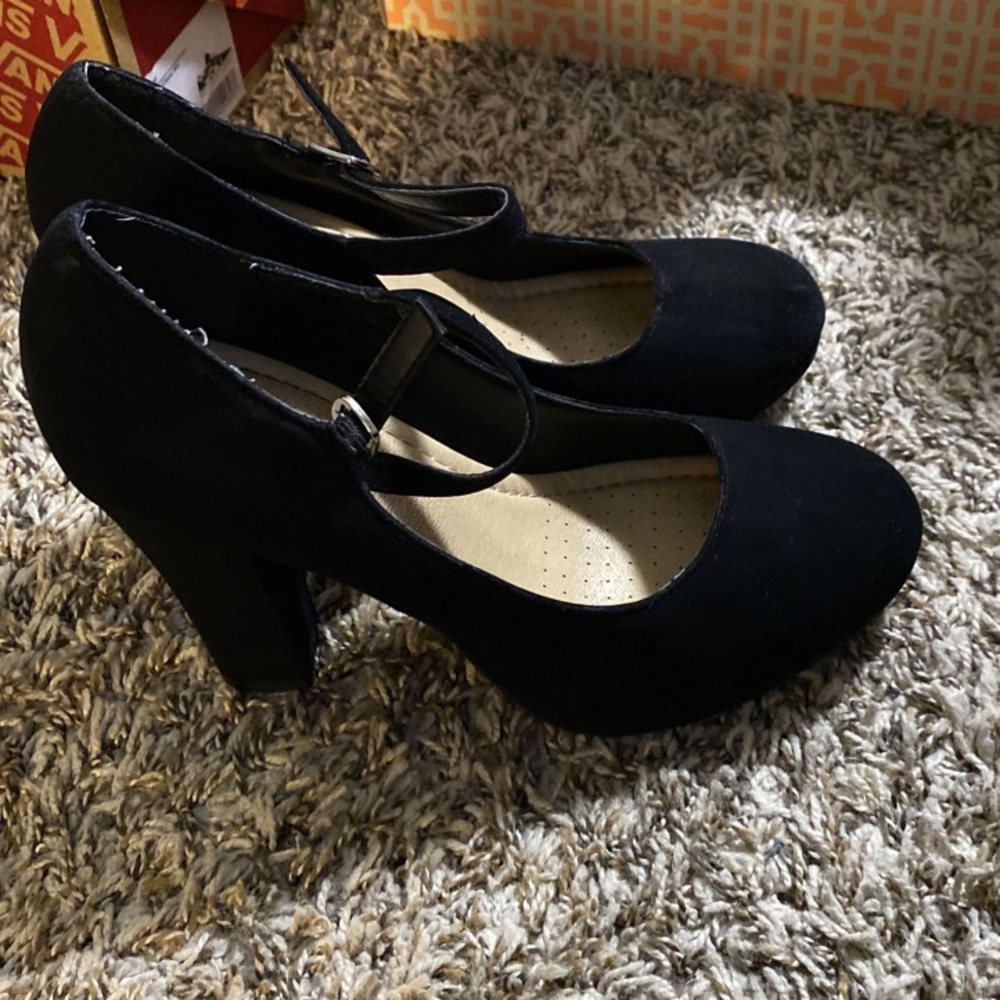 Black heels